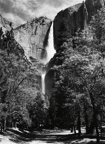 ADAMS, ANSEL (1902-1984) Yosemite Falls * El Capitan.